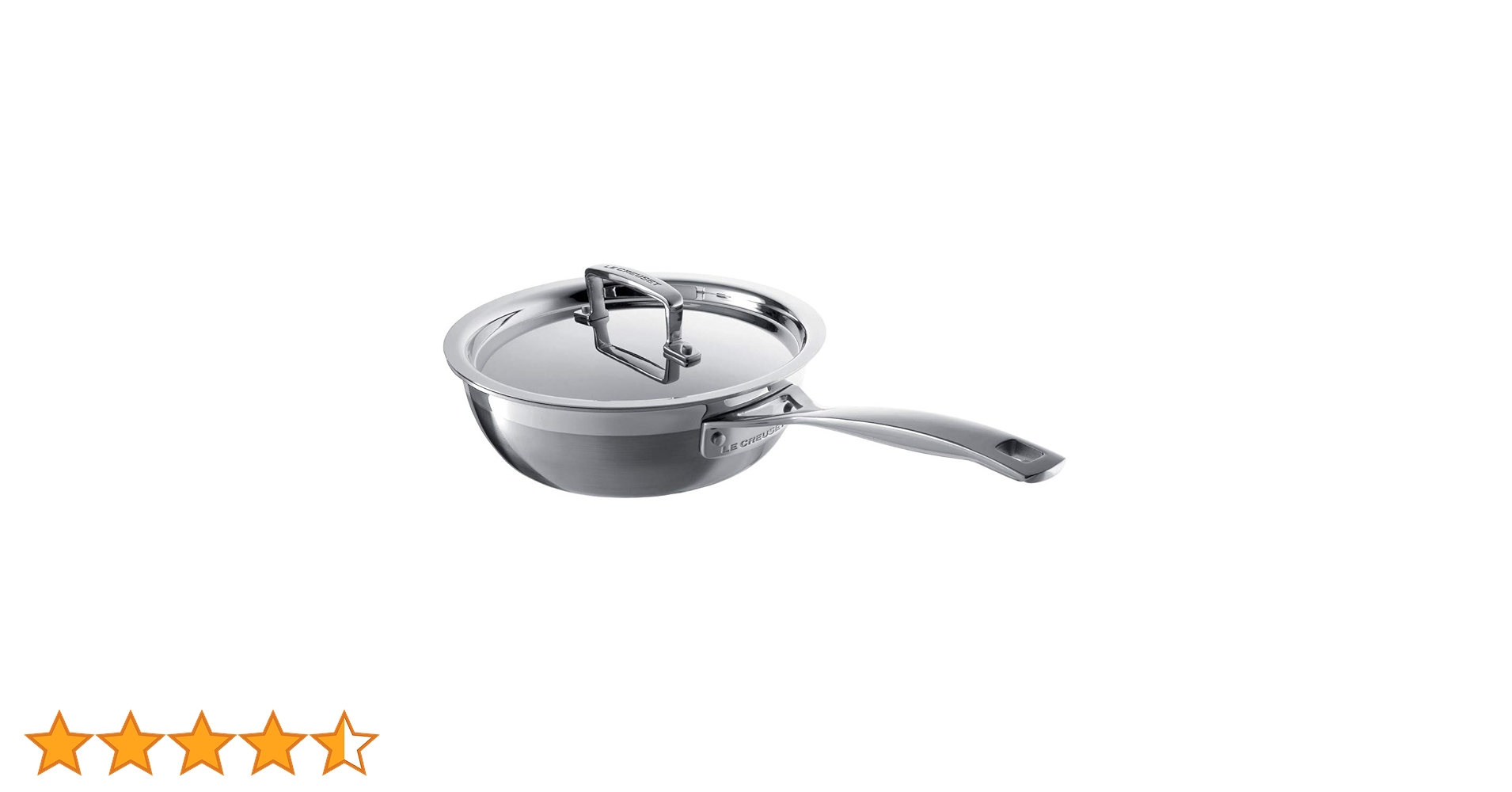 Amazon | Le Creuset シェフズパン24cm ・ノンスティック・ステンレス3